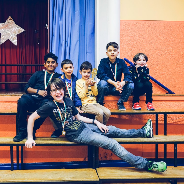 Vishal, Kian, Arsen, Darius, James and Darragh